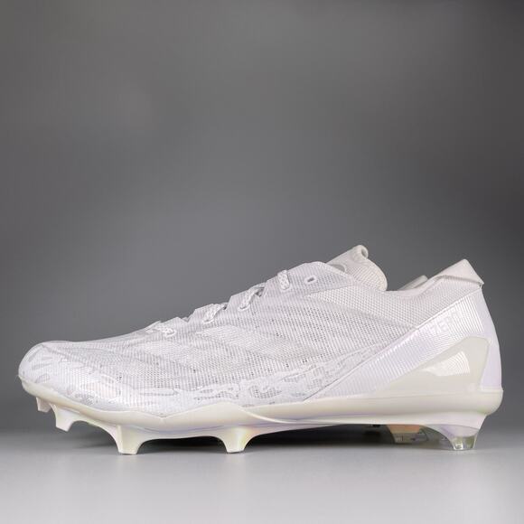 Adidas Adizero Electric Speed Juice Men 14 Chrome White Football Cleats Athletic - Picture 1 of 8